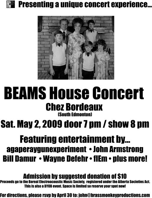 BEAMS House Party - you can be there AND be square without a care!